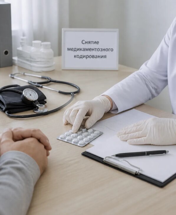 Снятие медикаментозного кодирования в Еманжелинске от 5136 р. | Медзона